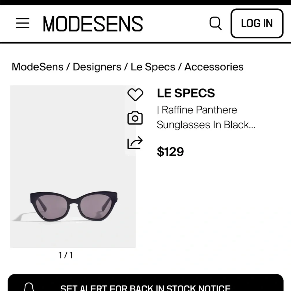 Le Specs i’ve worn